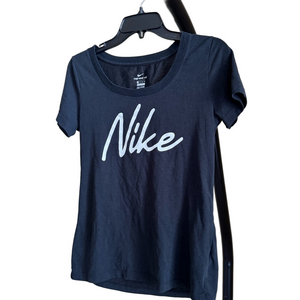 Nike Blue Fitted Short Sleeve Tee Shirt